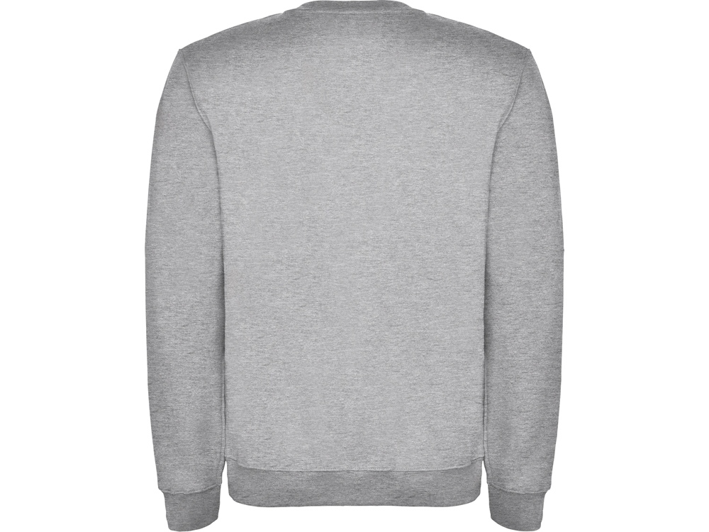 Свитшот с начесом Clasica унисекс, серый меланж-1