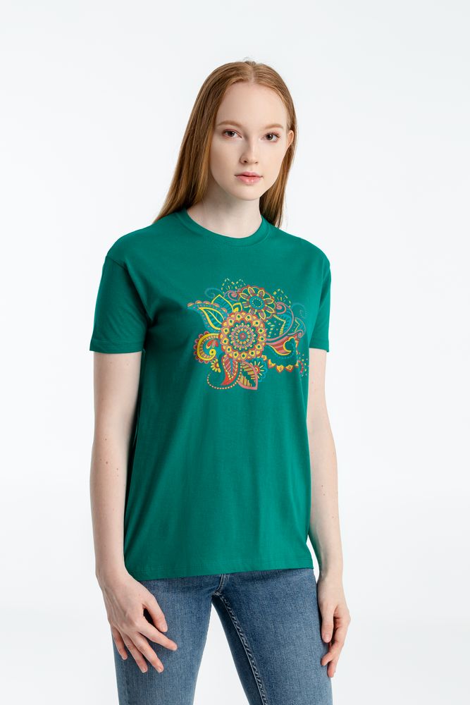 Футболка «Узор», зеленая-1