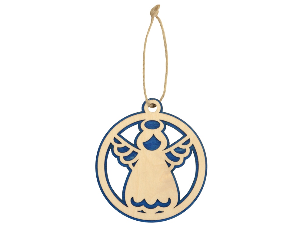 Подвеска деревянная Рождественский ангел-1