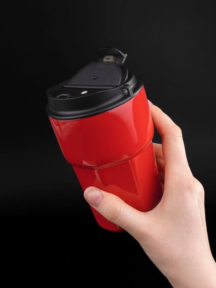 Термостакан Freshbrew, красный-4