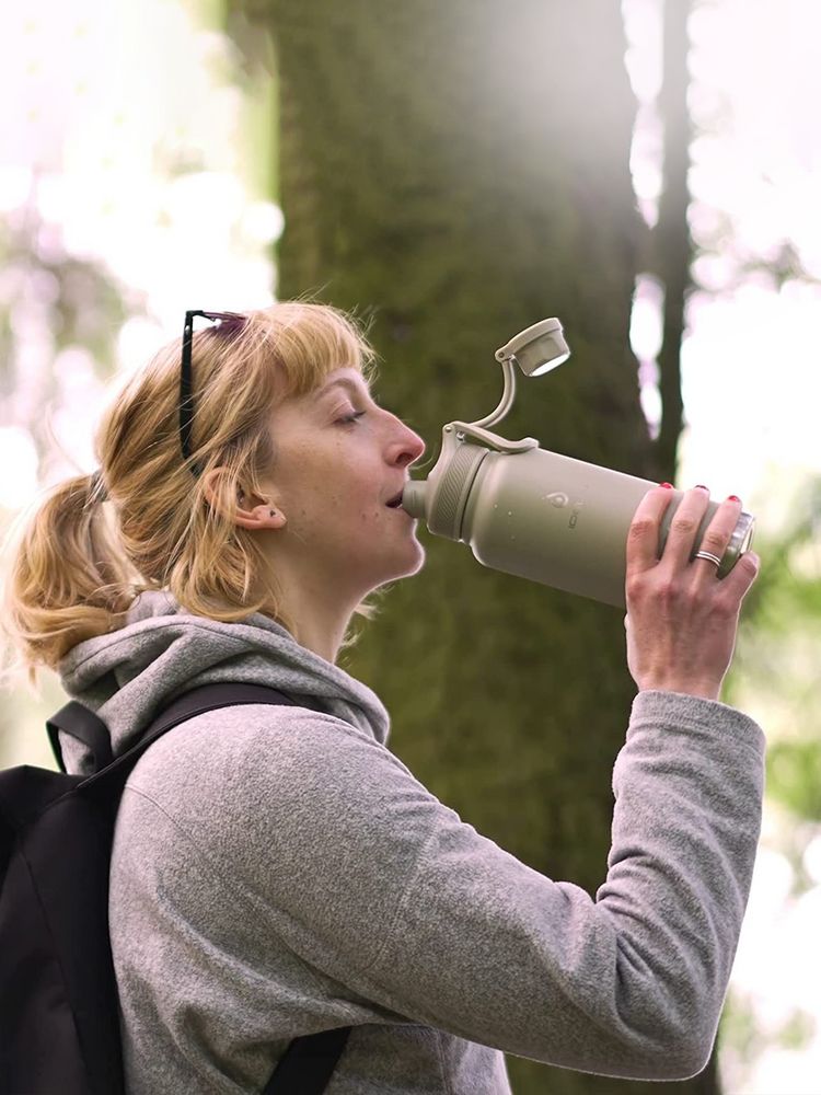 Термобутылка Fujisan XL 2.0, серая-6