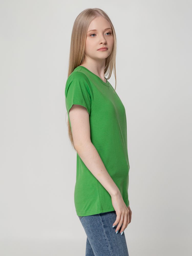 Футболка женская T-bolka Lady, ярко-зеленая-4
