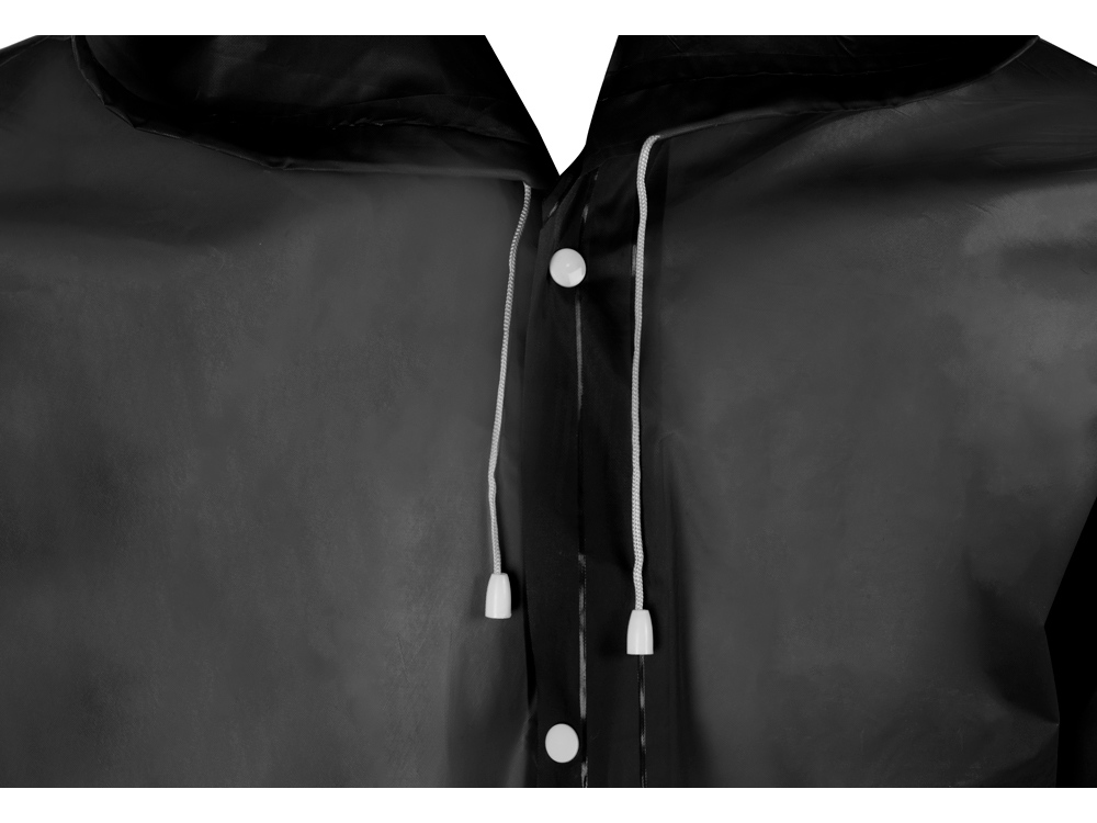 Дождевик Hawaii light c чехлом унисекс, черный-5