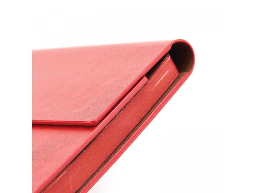 Ежедневник недатированный с магнитным клапаном, А5 WALTZ, бордовый-4