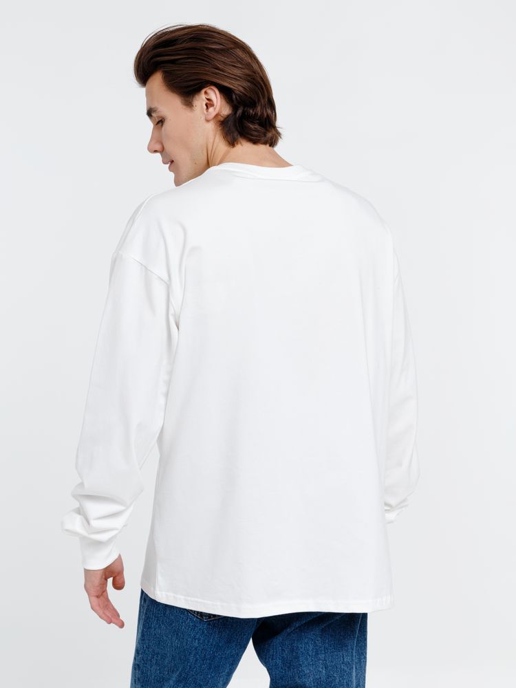 Футболка оверсайз унисекс City Sapiens, молочно-белая-4