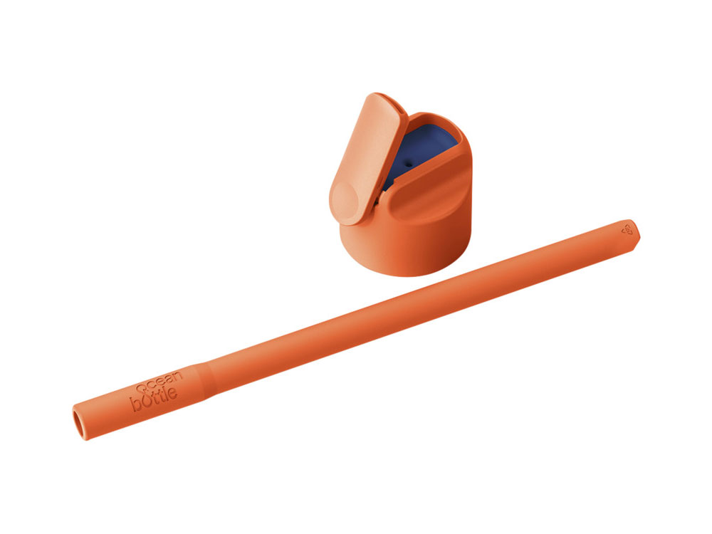 Бутылка-термос для воды Ocean Bottle GO объемом 500 мл - оранжевый-3