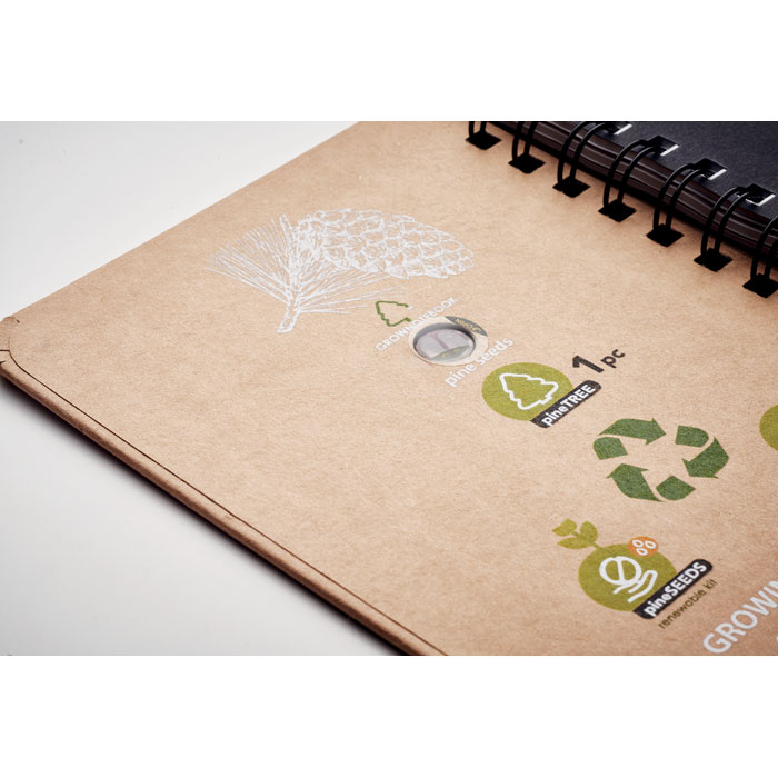 Pine tree notebook, бежевый-3