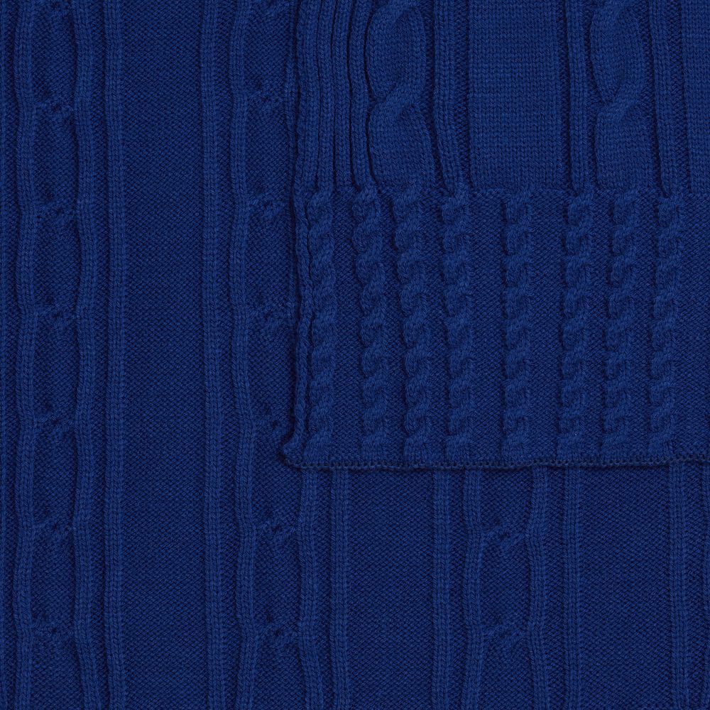 Плед Remitti, темно-синий (кобальт)-2