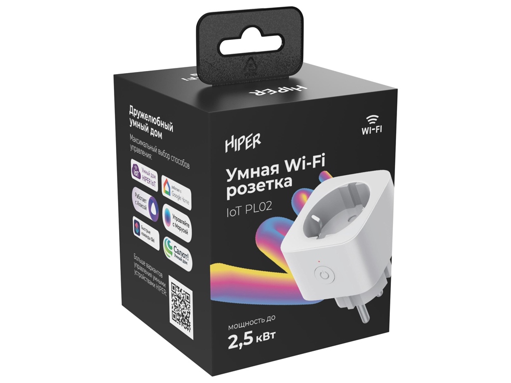 Умная розетка Wi-Fi IoT PL02-4