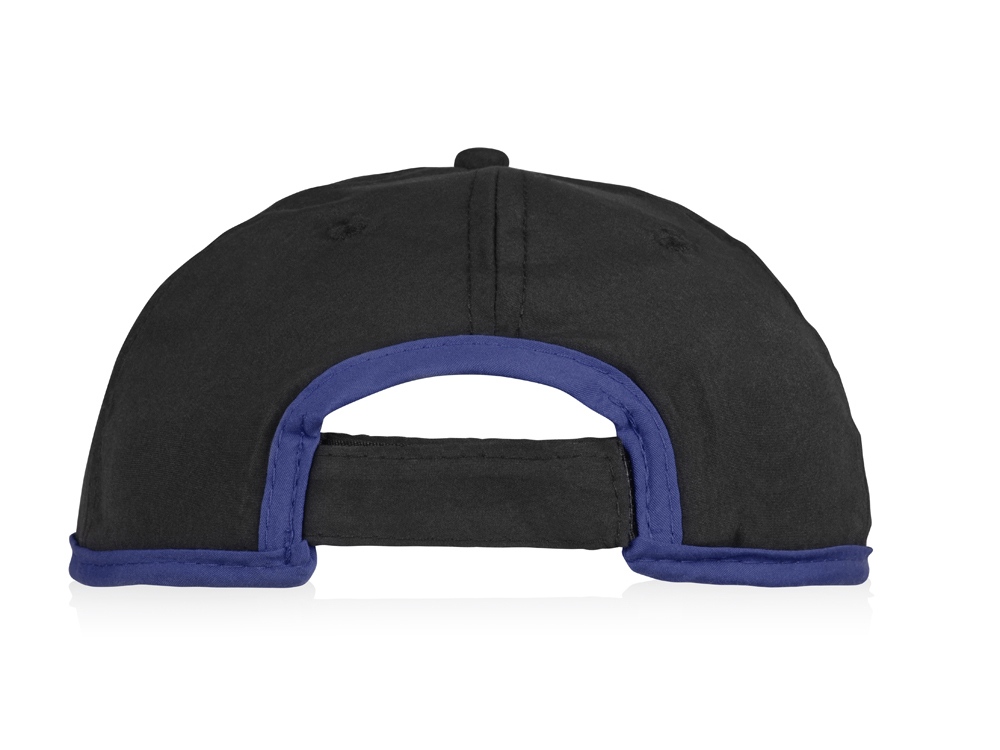Бейсболка Solo, черный/синий-3