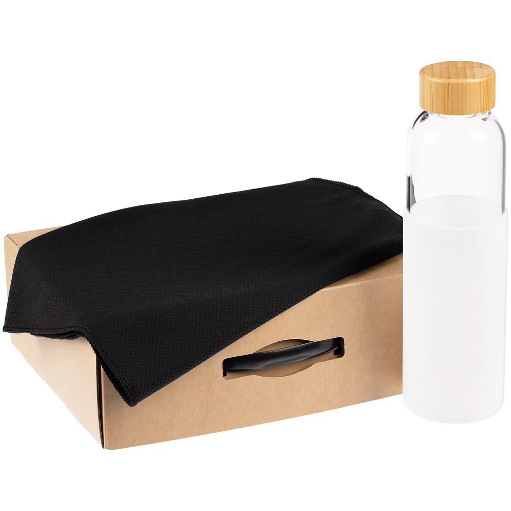 Коробка Matter Light, крафт с черной ручкой-2