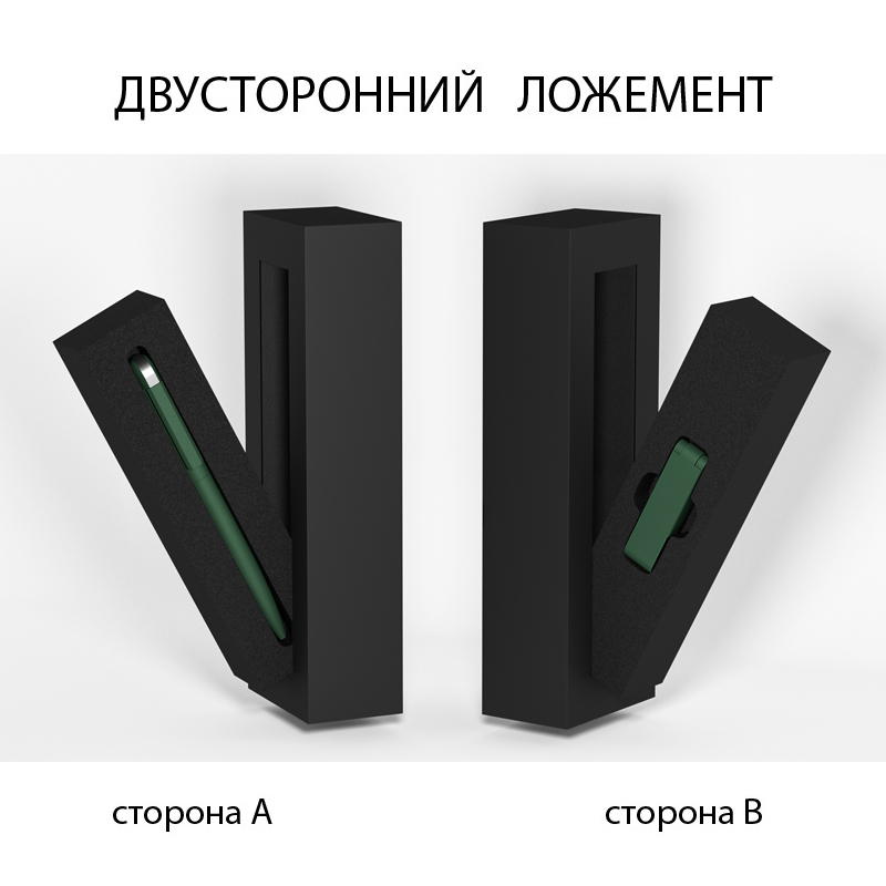 Набор ручка "Jupiter" + флеш-карта "Case" 8 Гб в футляре, покрытие soft touch-2