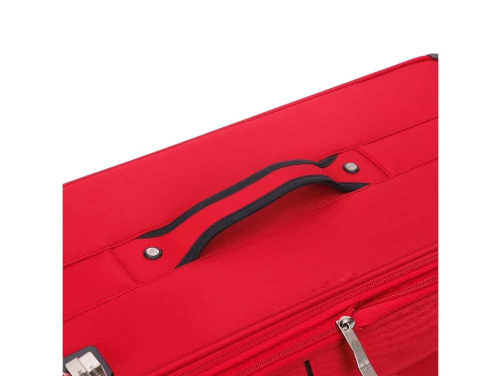 Чемодан TORBER Brosno, красный, нейлон 600D, 48 х 22 х 78 см, 85 л-10