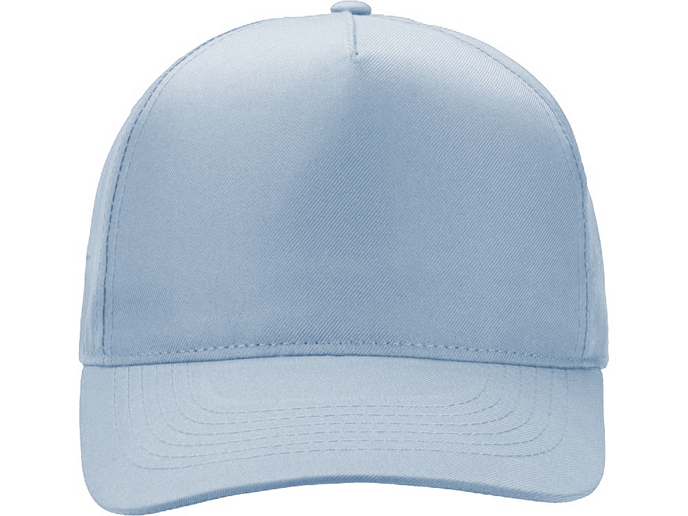 Бейсболка Poly 5-ти панельная 120гр, небесно-голубой-4