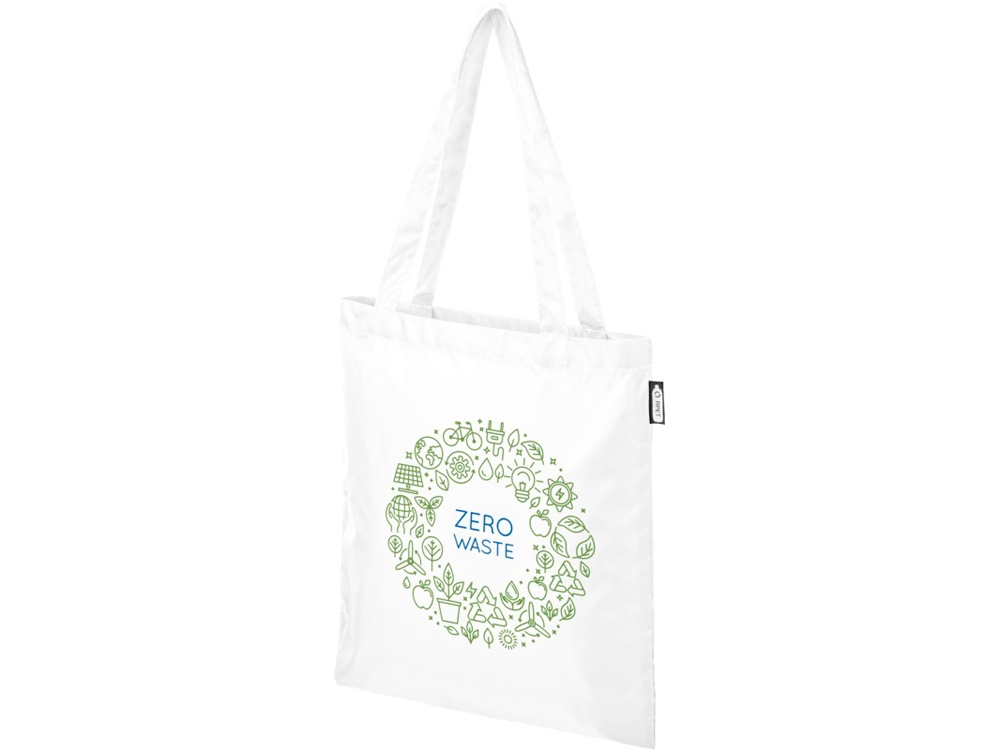 Эко-сумка Sai из переработанных пластиковых бутылок, белый-6