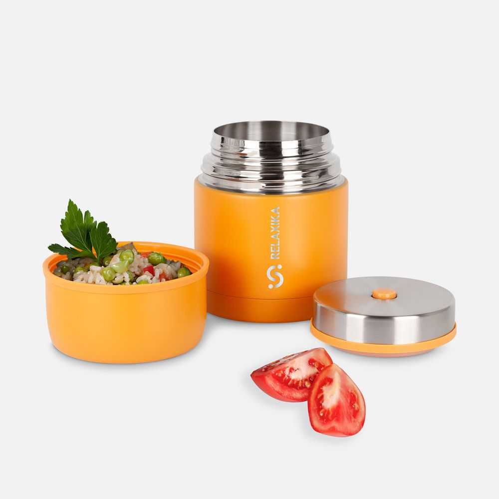 Термос для еды Relaxika 500, желтый-3