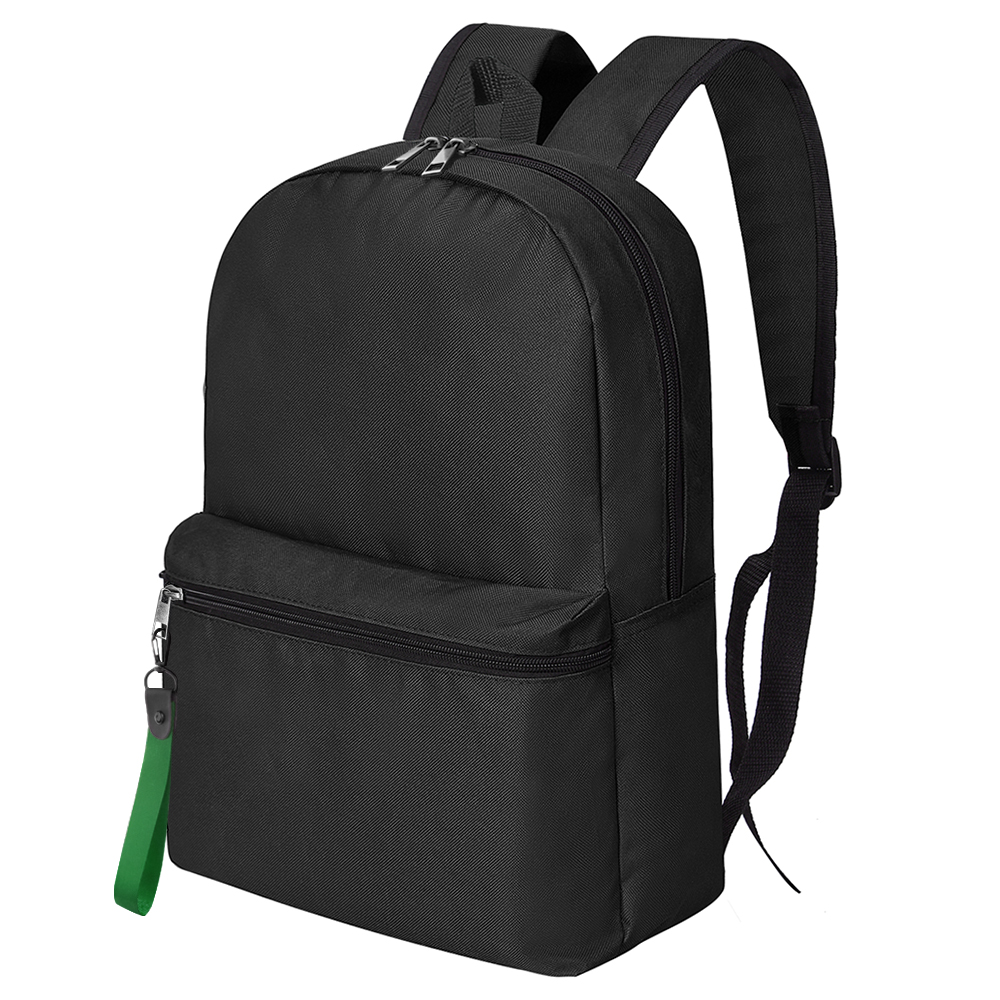 Рюкзак BASIS TO GO, Черный/Зелёный-0