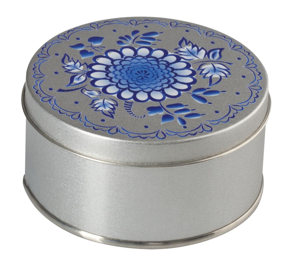 Коробка Pragmax S, круглая, серебристая-1