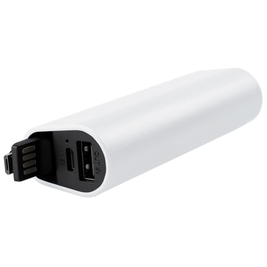 Универсальное зарядное устройство "Cute" (2200mAh), белый-2