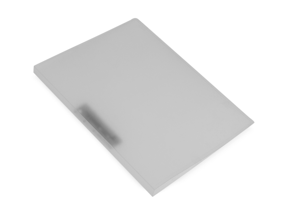 Папка пластиковая с боковым зажимом, прозрачный-2