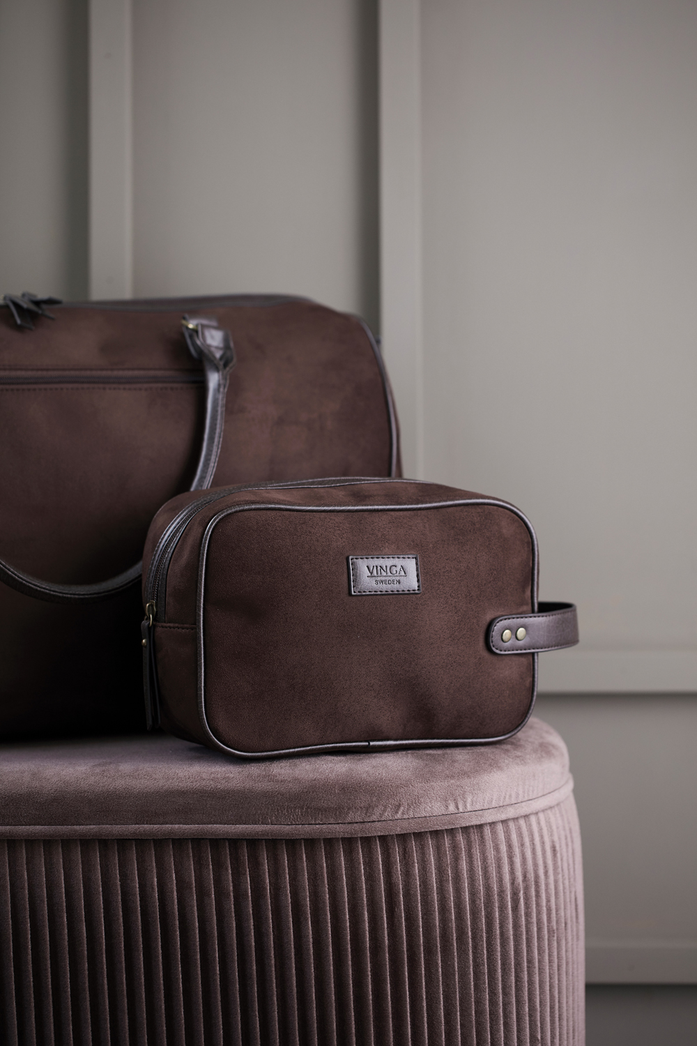 Косметичка VINGA Hunton коричневая-6