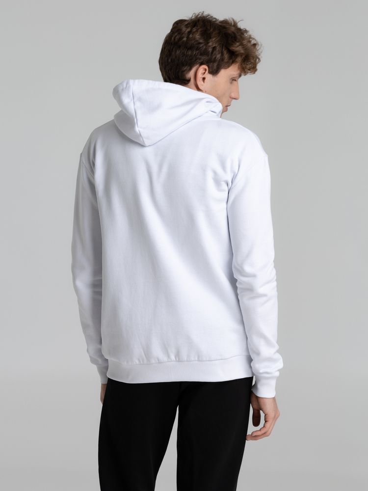 Толстовка на молнии с капюшоном Siverga Heavy 2.0, белая-3