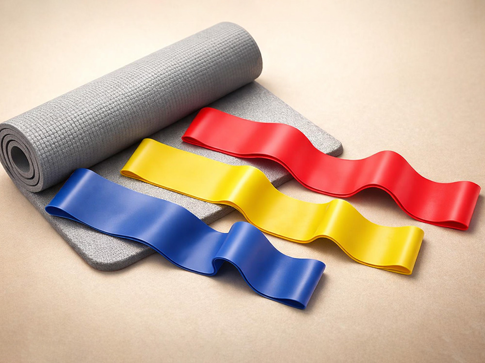 Набор спортивных резинок Crane, черный-5