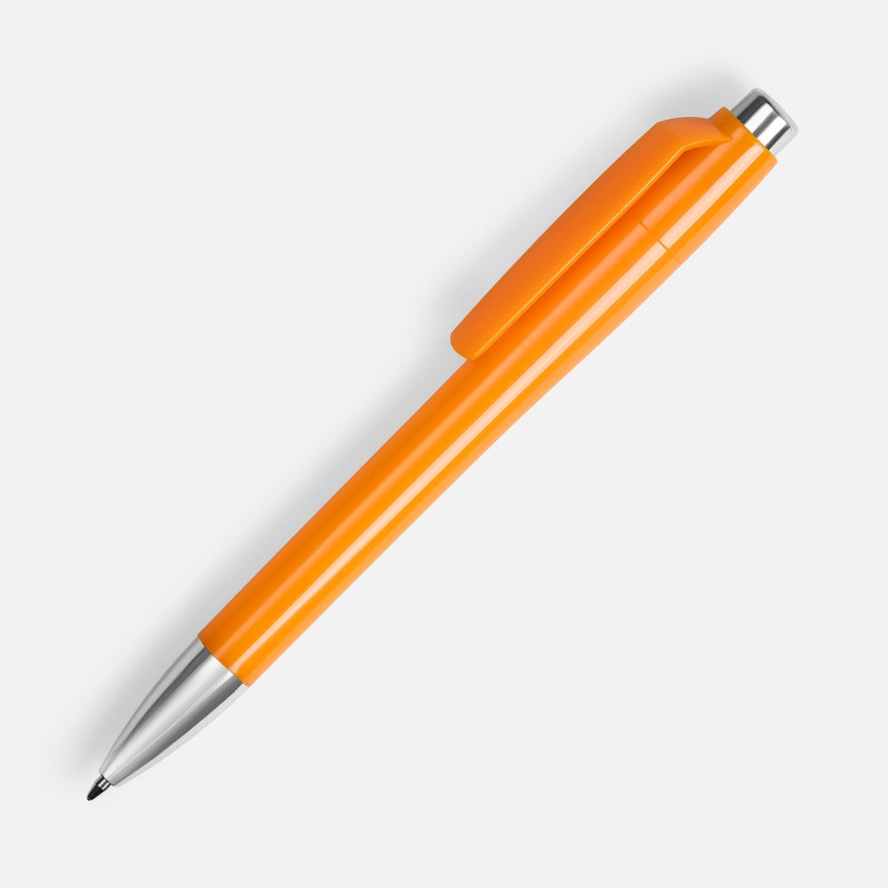 Ручка шариковая Klippa, оранжевая-1