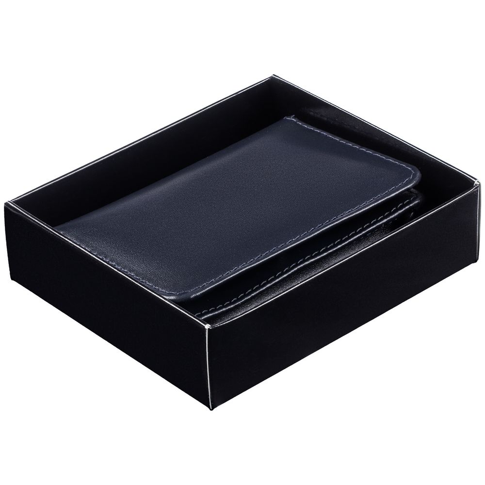 Футляр для карточек и визиток Signature, синий-3