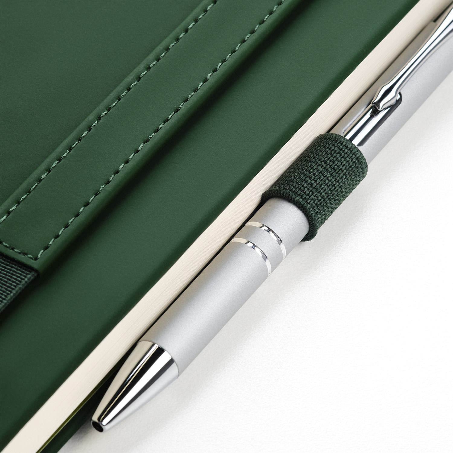 Ежедневник Альфа (Alpha) недатированный, зеленый/оливковый-13