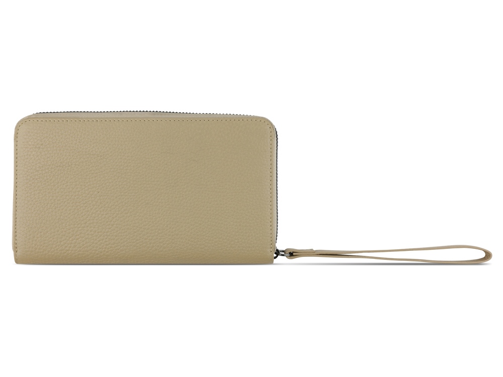 Кошелёк женский BUGATTI Elsa с ключницей, с RFID, песочного цвета, кожа/полиэстер, 18,7х3х10 см-6