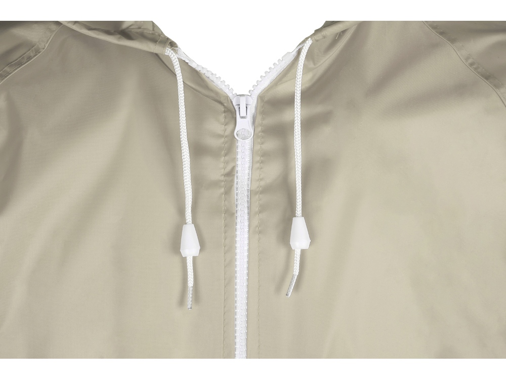 Короткий дождевик Maui из полиэстера, молочный-4