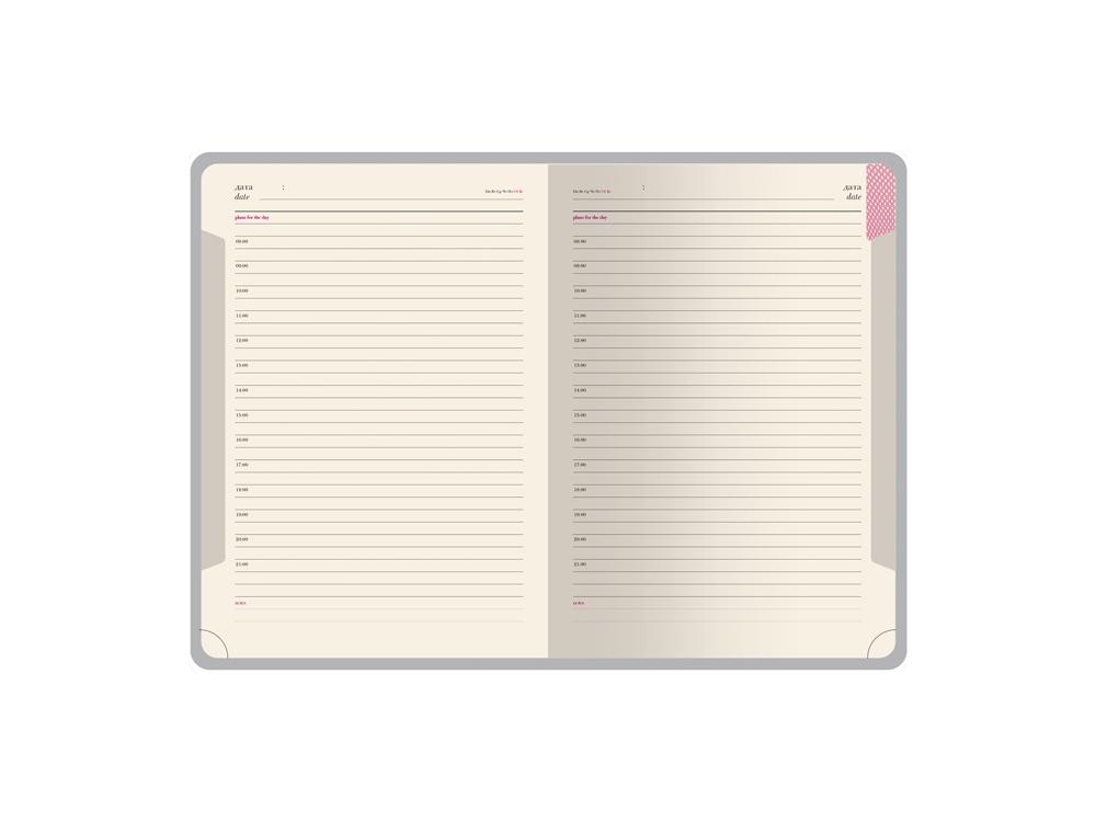 Ежедневник недатированный с индексами А5 Prime, синий-6