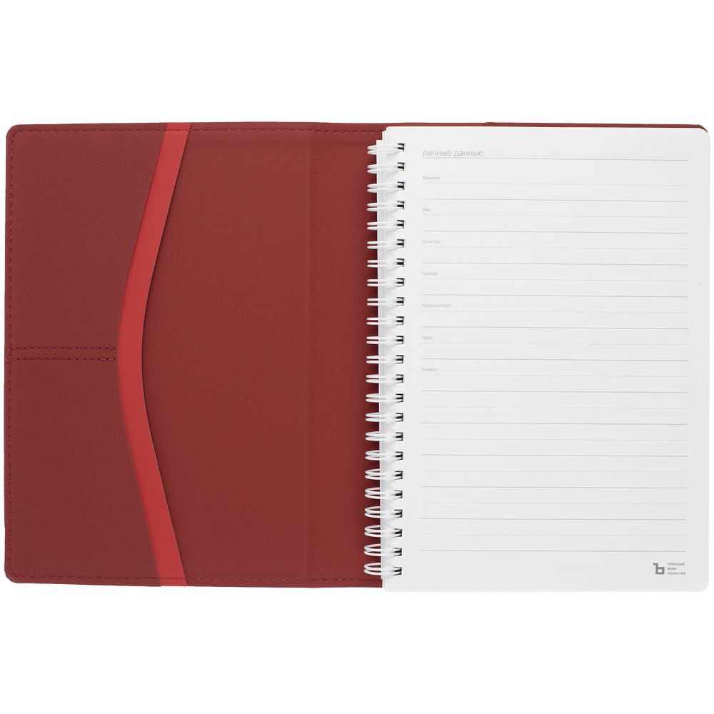Ежедневник Spring Touch, недатированный, красный-3