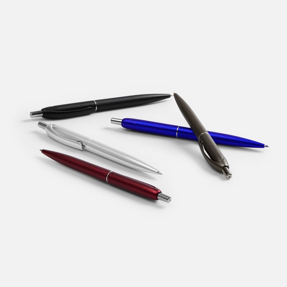 Ручка шариковая Bright Spark, синий металлик-2