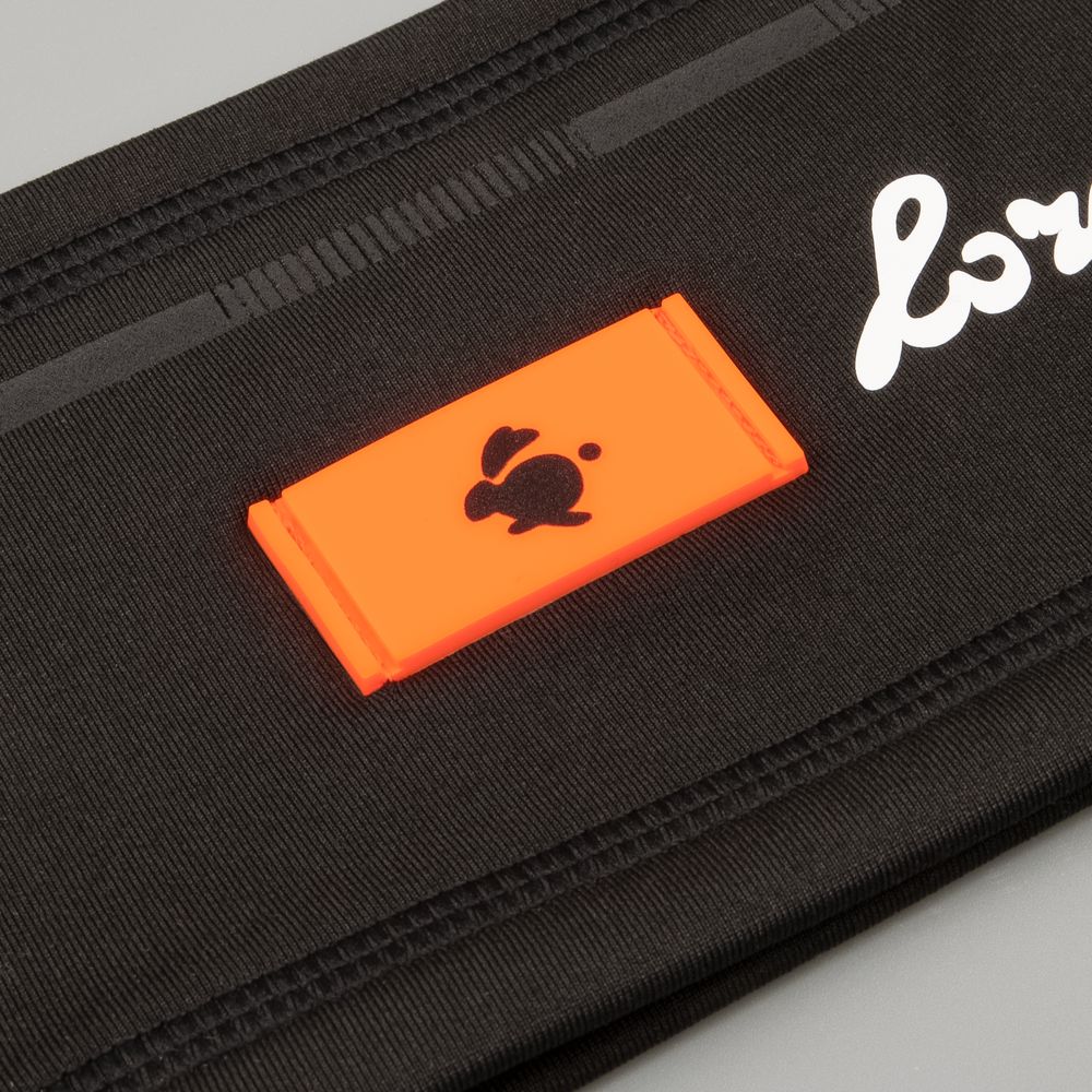 Лейбл из ПВХ Dzeta, XS, оранжевый неон-3