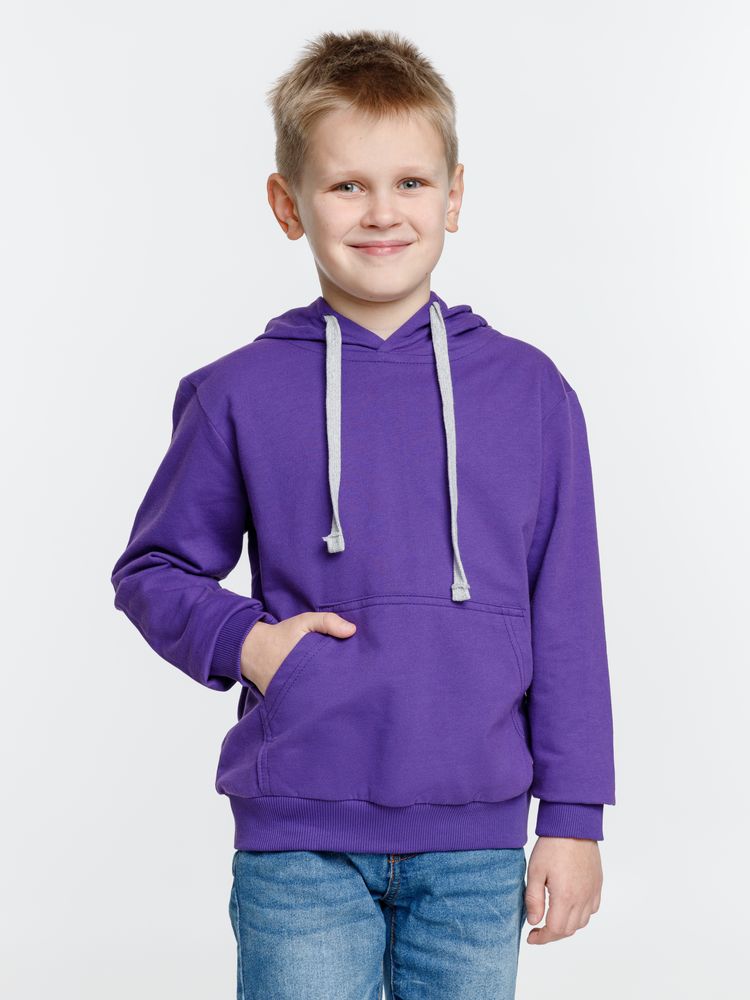 Толстовка с капюшоном детская Kirenga Kids, фиолетовая-2