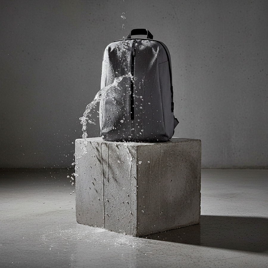 Рюкзак водостойкий "Go", белый, 41 х 29 х15,5 см, 90% полиуретан 10%полиэстер, белый-7