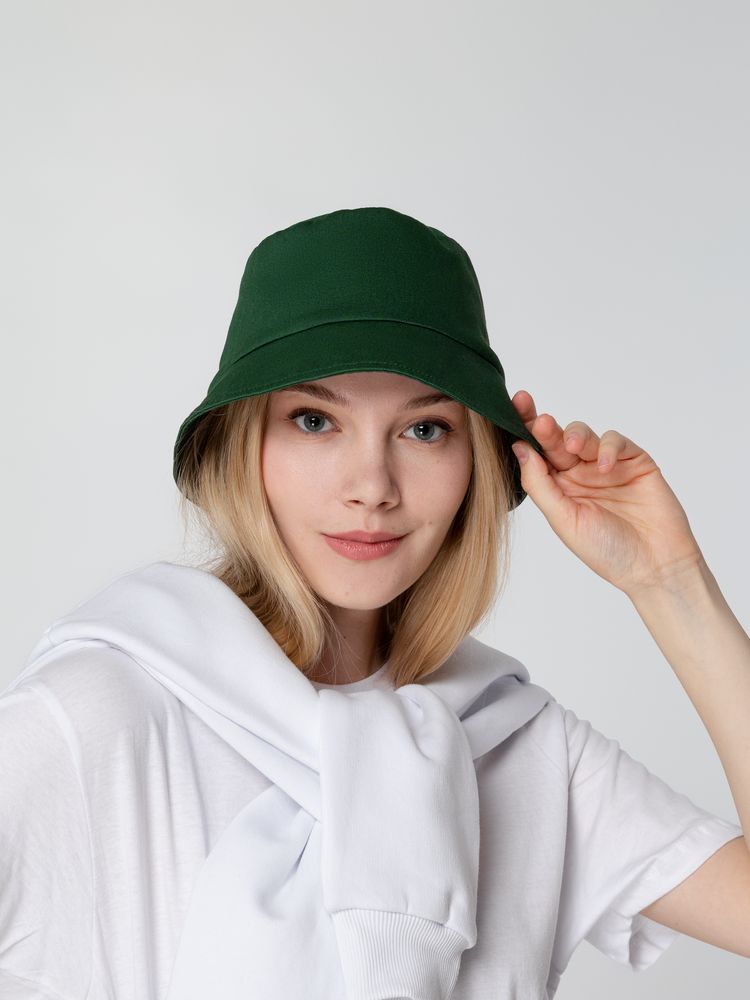 Панама Vento, зеленая (оливковая)-5