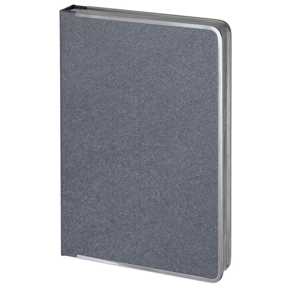 Ежедневник Frame Metal, недатированный, серый-1