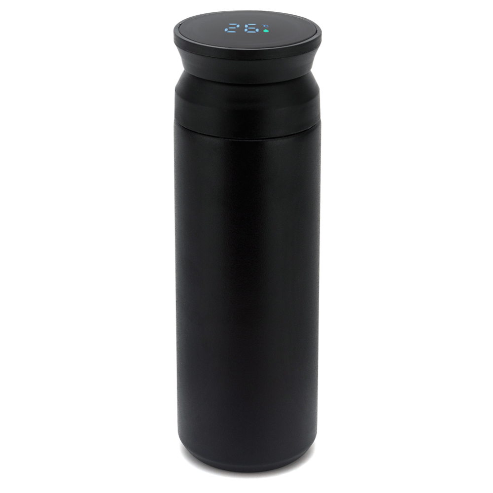 Термос Robins с дисплеем и инфьюзером, Черный-0