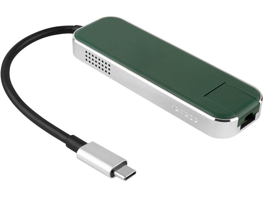 Хаб USB Rombica Type-C Chronos Green-2