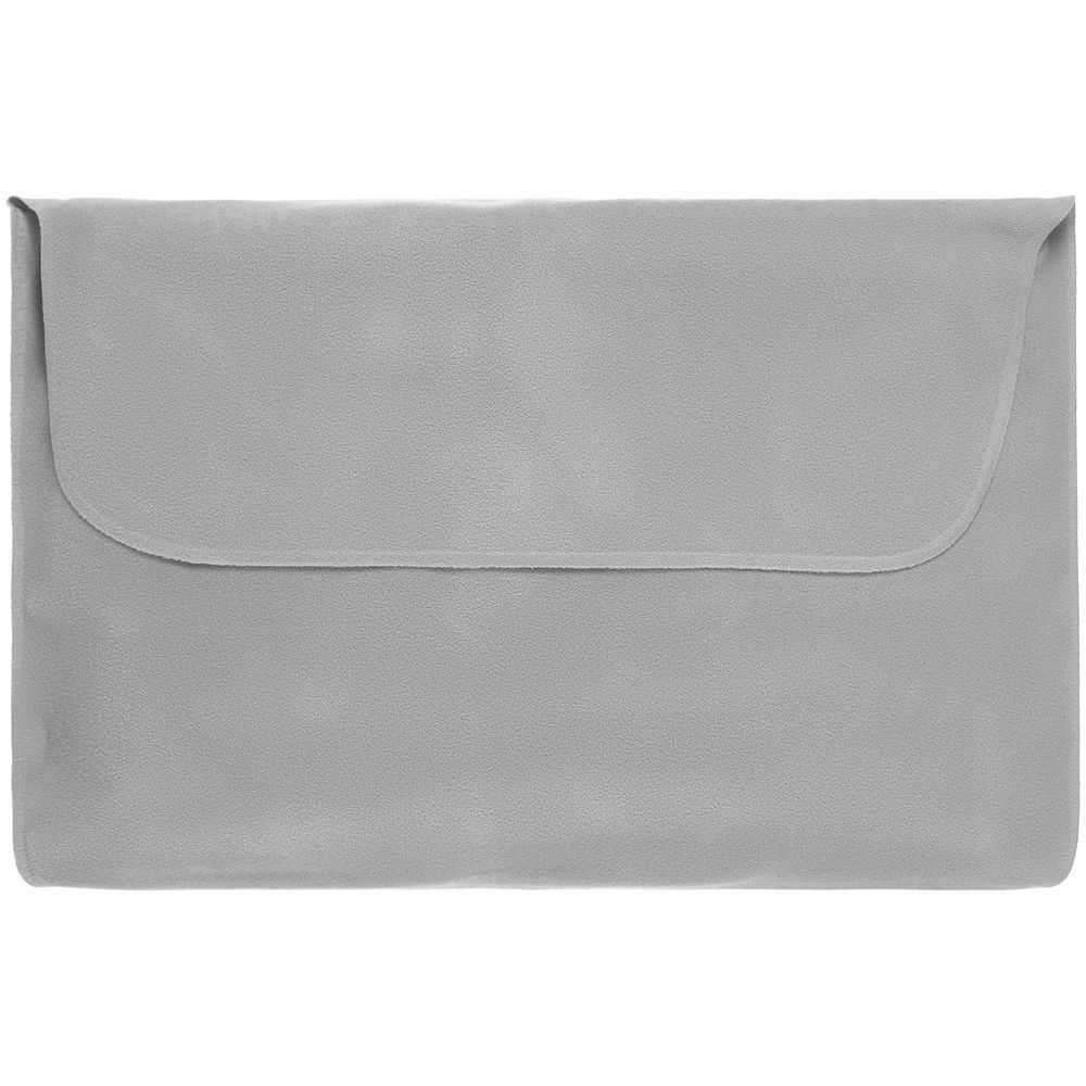 Надувная подушка под шею в чехле Sleep, серая-2