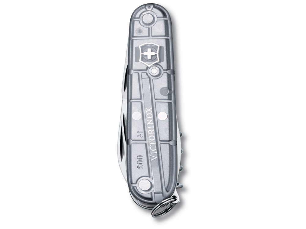 Нож перочинный VICTORINOX Spartan, 91 мм, 12 функций, полупрозрачный серебристый-1