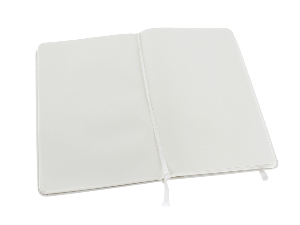 Записная книжка Moleskine Classic (нелинованный) в твердой обложке, Large (13х21см), белый-2