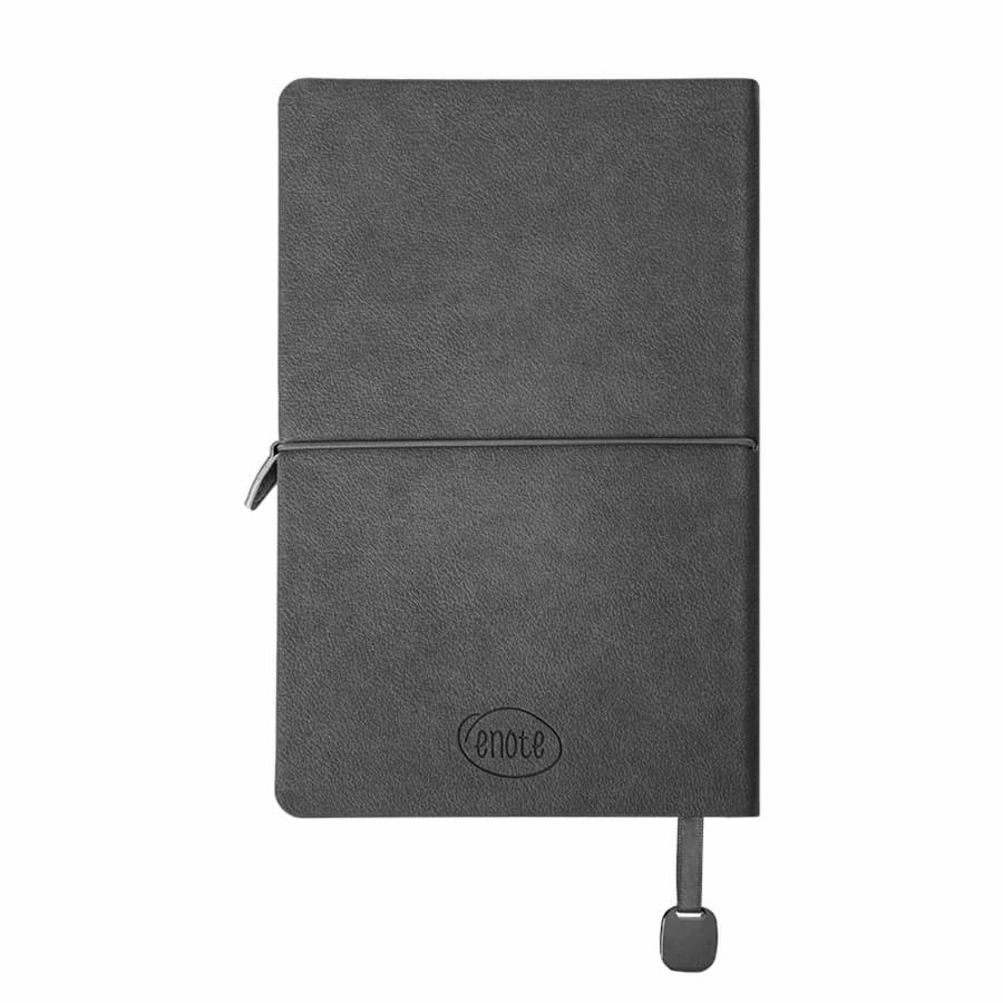 Ежедневник недатированный Fusion, А5, темно-серый, кремовый блок в линейку, серый-7