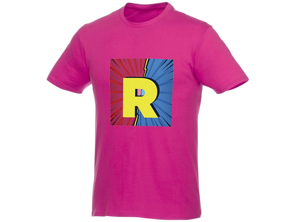 Мужская футболка Heros с коротким рукавом, розовый-5