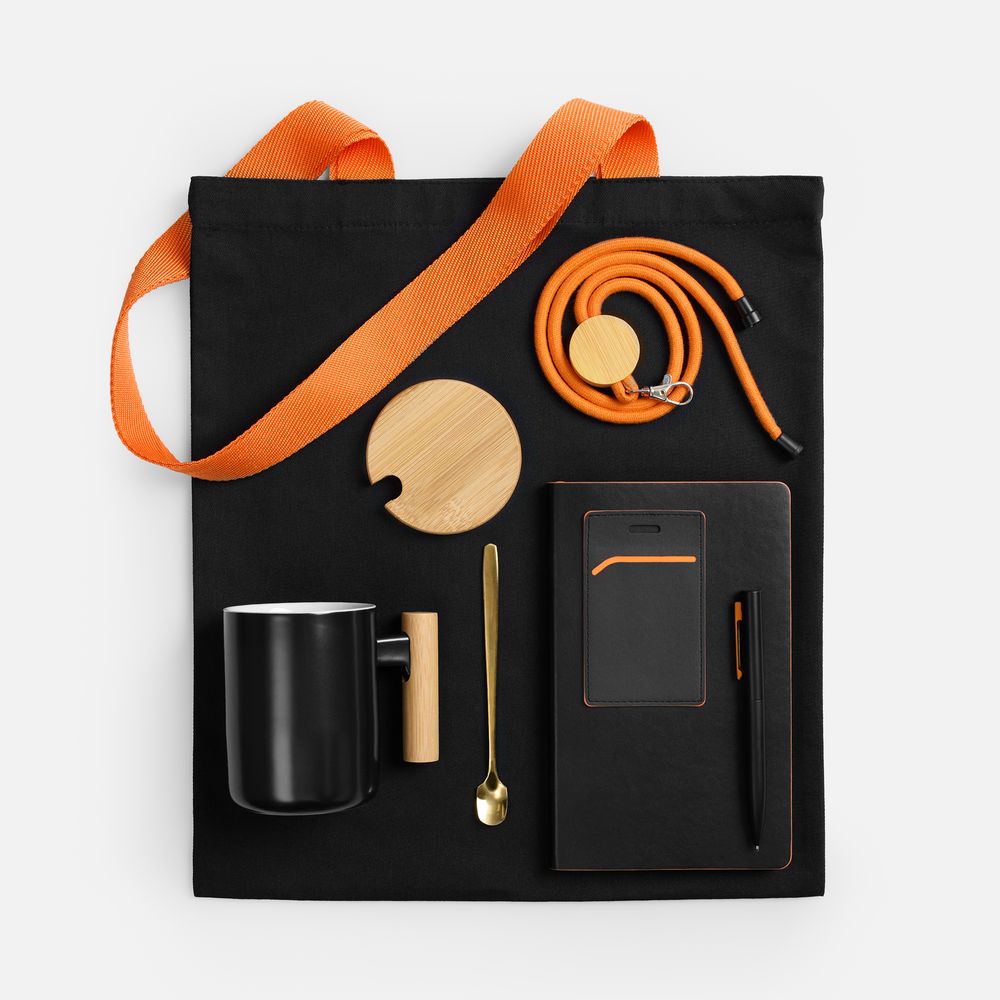 Набор Trait Office, черный с оранжевым-2