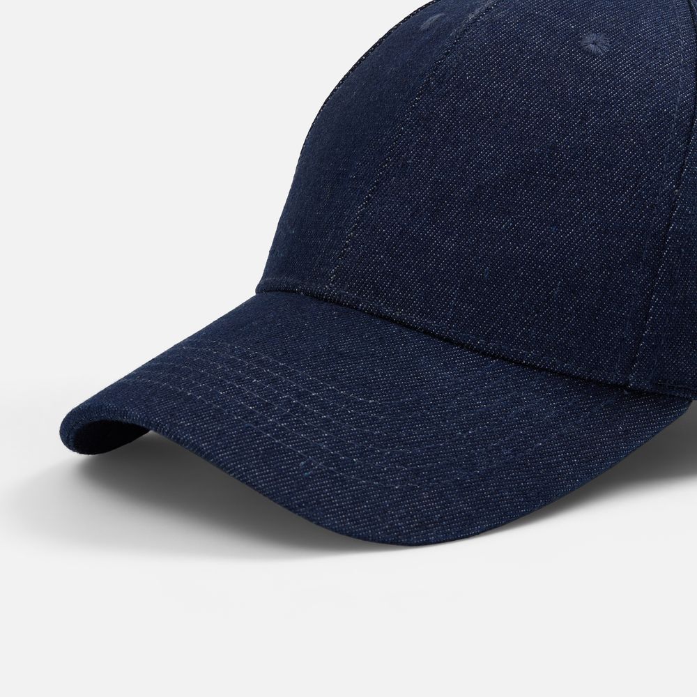 Бейсболка Denimate, темно-синяя-1