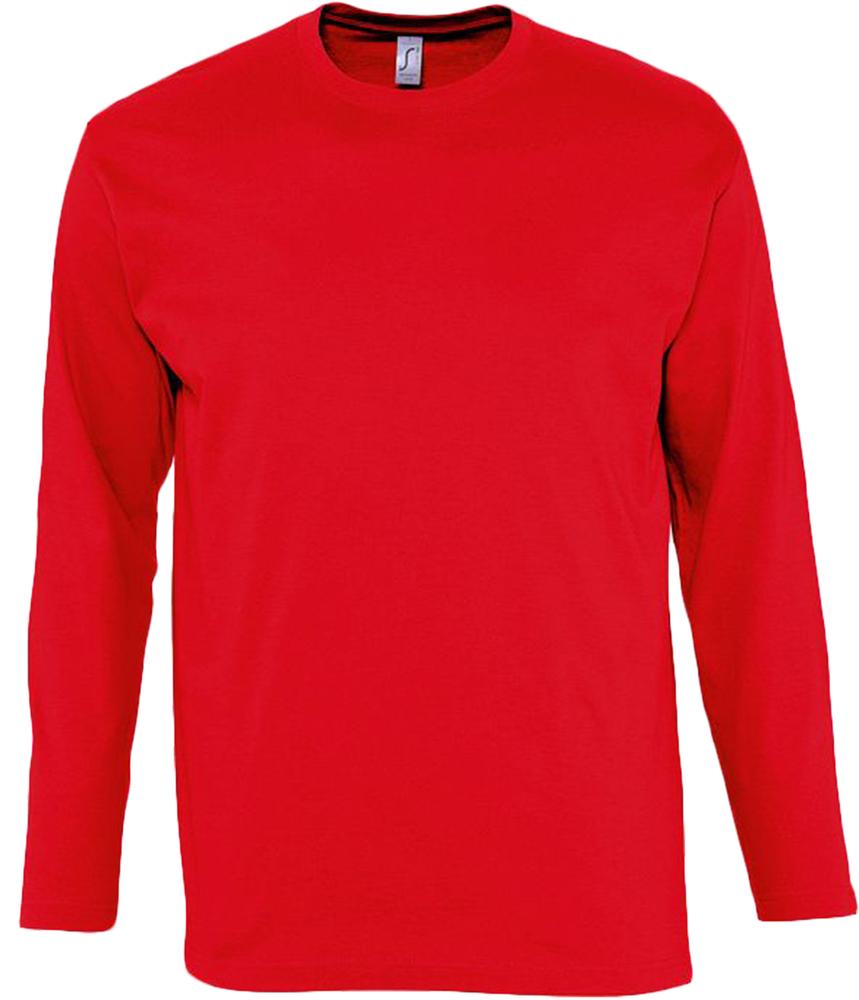Футболка с длинным рукавом Monarch 150, красная-1